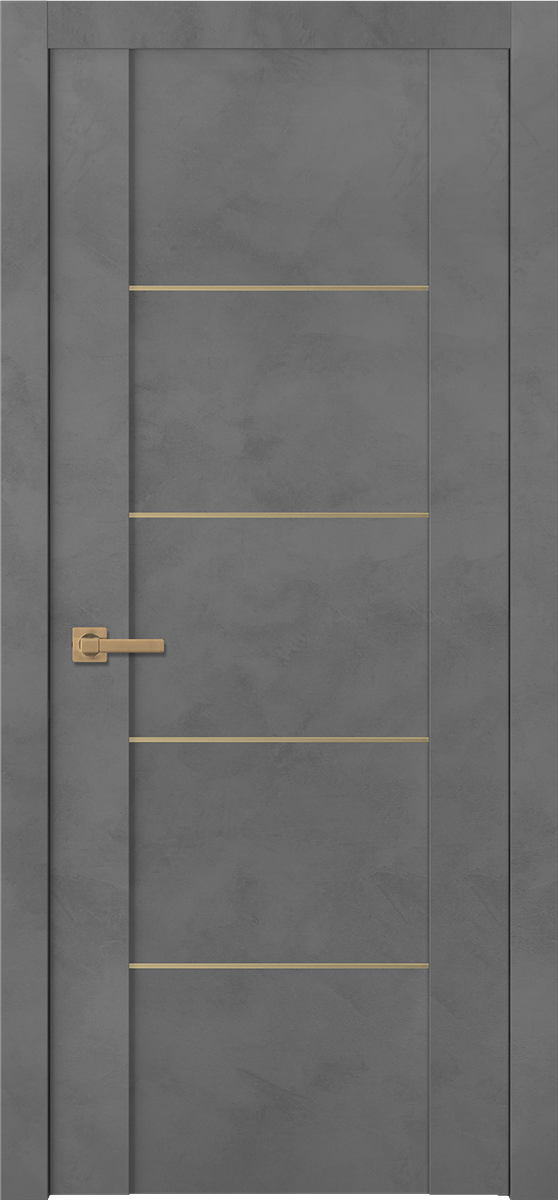 AVON 01 4H GOLD DARK URBAN SWING BELLDINNI MODERN INTERIOR DOOR - 1