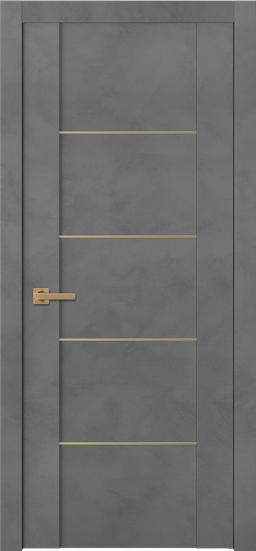 AVON 01 4H GOLD DARK URBAN SWING BELLDINNI MODERN INTERIOR DOOR - 1
