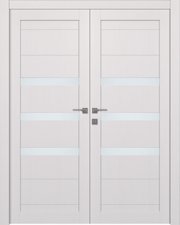 DORA VETRO BIANCO NOBLE CLOSET BELLDINNI MODERN INTERIOR DOOR - 1