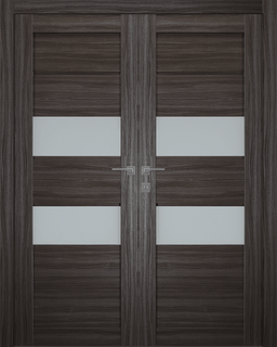 DESSA VETRO GRAY OAK CLOSET BELLDINNI MODERN INTERIOR DOOR - 1