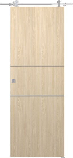 OPTIMA 2H LOIRE ASH DOUBLE BARN DOORS BELLDINNI MODERN INTERIOR DOOR - 1