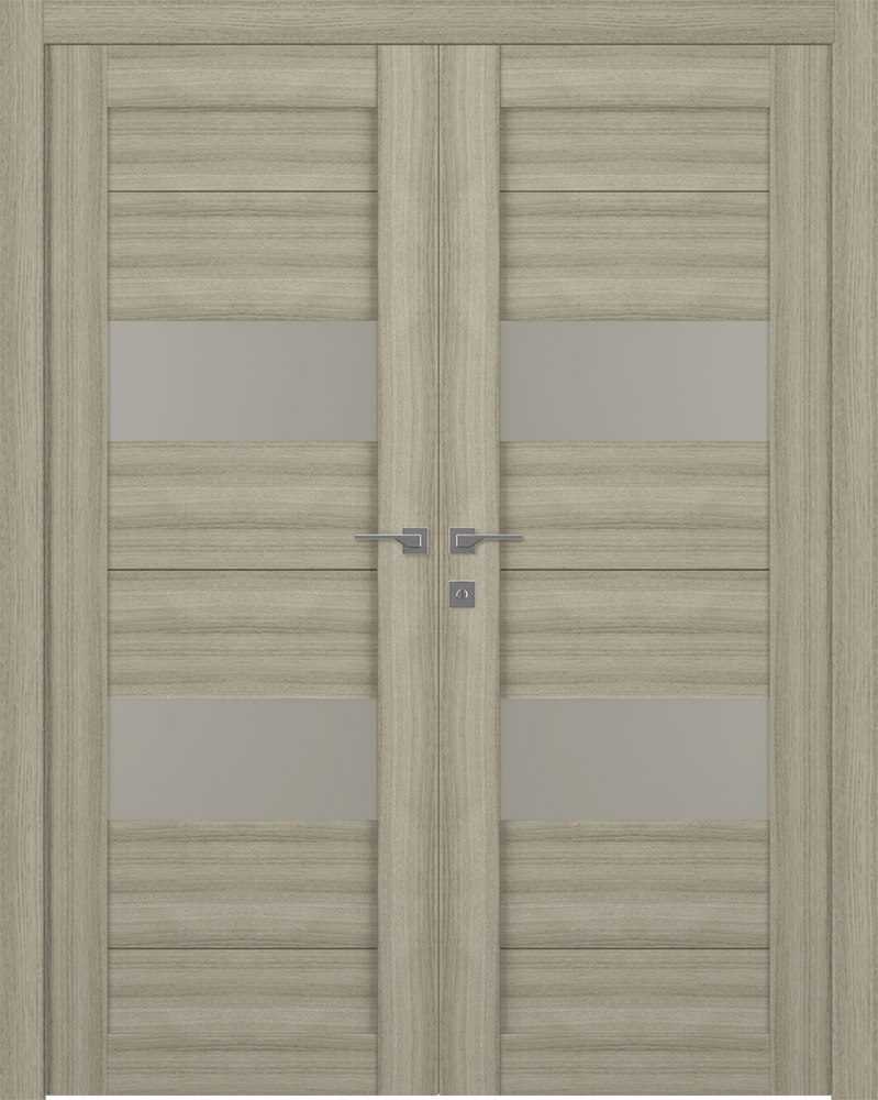 BERTA VETRO SHAMBOR DOUBLE BELLDINNI MODERN INTERIOR DOOR - 1