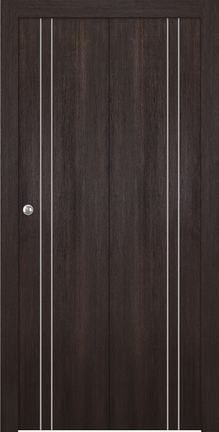 OPTIMA 2V VERALINGA OAK BI-FOLD BELLDINNI MODERN INTERIOR DOOR - 1