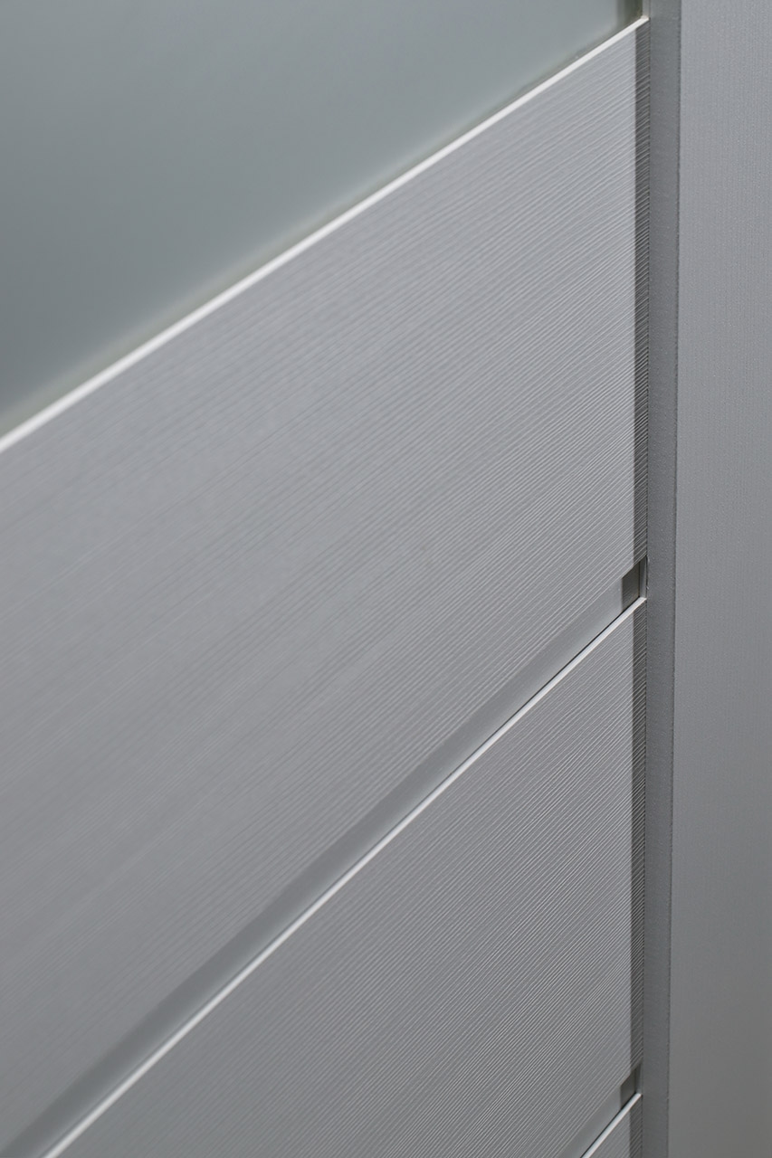 VITA VETRO BIANCO NOBLE SWING BELLDINNI MODERN INTERIOR DOOR - 4