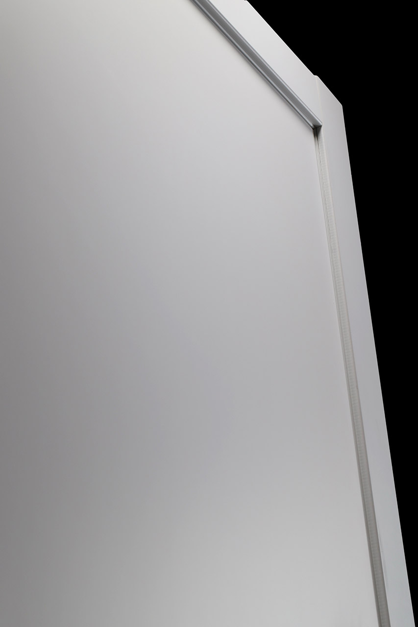 BERTA VETRO SNOW WHITE INVISIBLE METAL FRAME BELLDINNI MODERN INTERIOR DOOR - 6