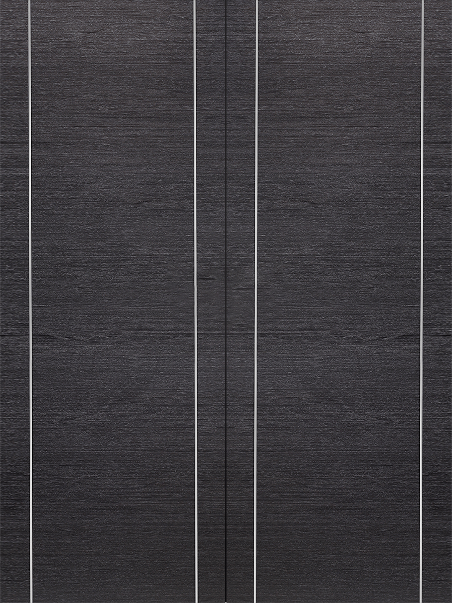 AVANTI 2U BLACK APRICOT DOUBLE MAGIC BELLDINNI MODERN INTERIOR DOOR - 2