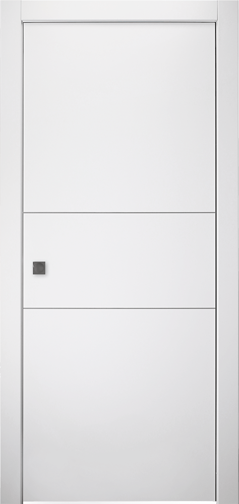 SMART PRO 2H POLAR WHITE POCKET BELLDINNI MODERN INTERIOR DOOR - 1