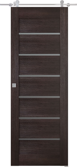 AVON 07-02 VETRO VERALINGA OAK BARN BELLDINNI MODERN INTERIOR DOOR - 1