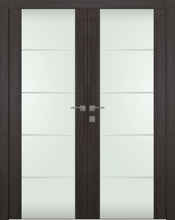 AVON 202 4H VETRO VERALINGA OAK CLOSET BELLDINNI MODERN INTERIOR DOOR - 1