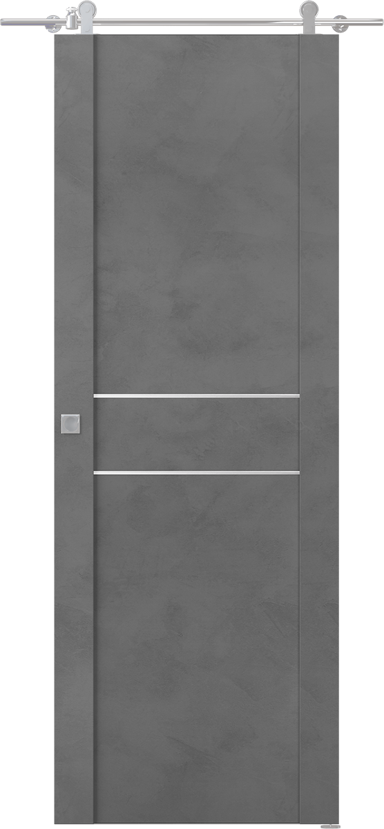 AVON 01 2HN DARK URBAN BARN BELLDINNI MODERN INTERIOR DOOR - 1
