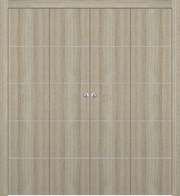 OPTIMA 4H SHAMBOR DOUBLE BI-FOLD BELLDINNI MODERN INTERIOR DOOR - 1