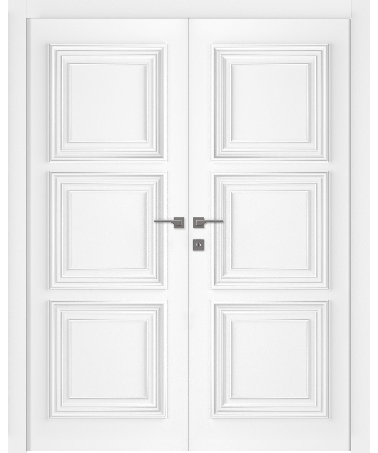 PALAZZO 3 POLAR WHITE DOUBLE BELLDINNI MODERN INTERIOR DOOR - 1