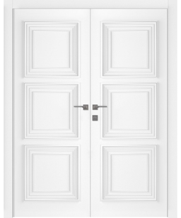 PALAZZO 3 POLAR WHITE DOUBLE BELLDINNI MODERN INTERIOR DOOR - 1