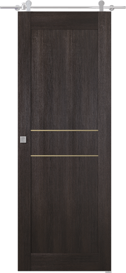 AVON 07 2HN GOLD VERALINGA OAK BARN BELLDINNI MODERN INTERIOR DOOR - 1