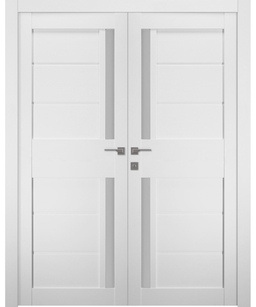 ESTA VETRO BIANCO NOBLE CLOSET BELLDINNI MODERN INTERIOR DOOR - 1