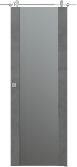 AVON 202 VETRO DARK URBAN BARN BELLDINNI MODERN INTERIOR DOOR - 1