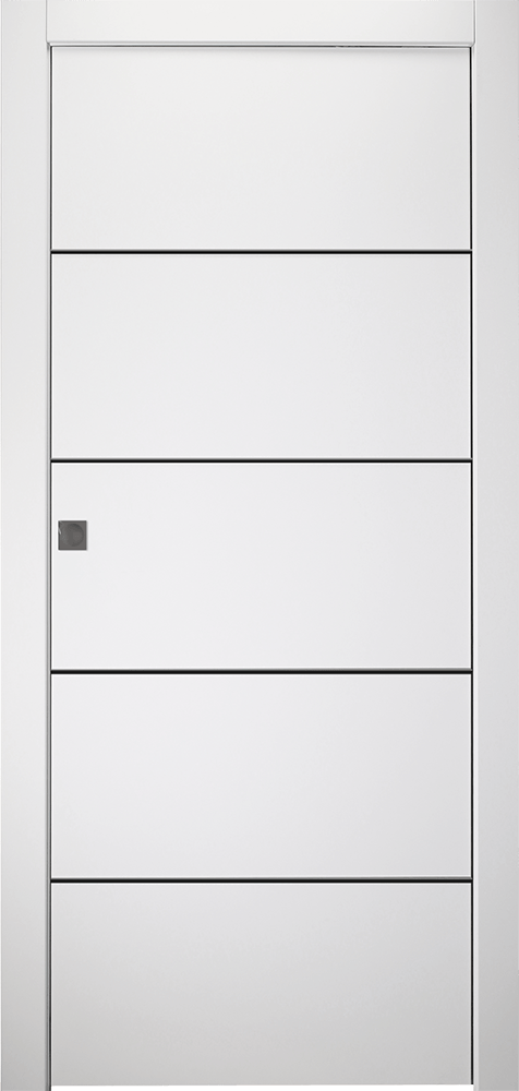 SMART PRO 4H BLACK POLAR WHITE POCKET DOORS BELLDINNI MODERN INTERIOR DOOR - 1