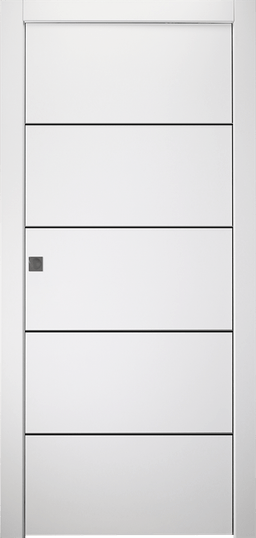 SMART PRO 4H BLACK POLAR WHITE POCKET DOORS BELLDINNI MODERN INTERIOR DOOR - 1