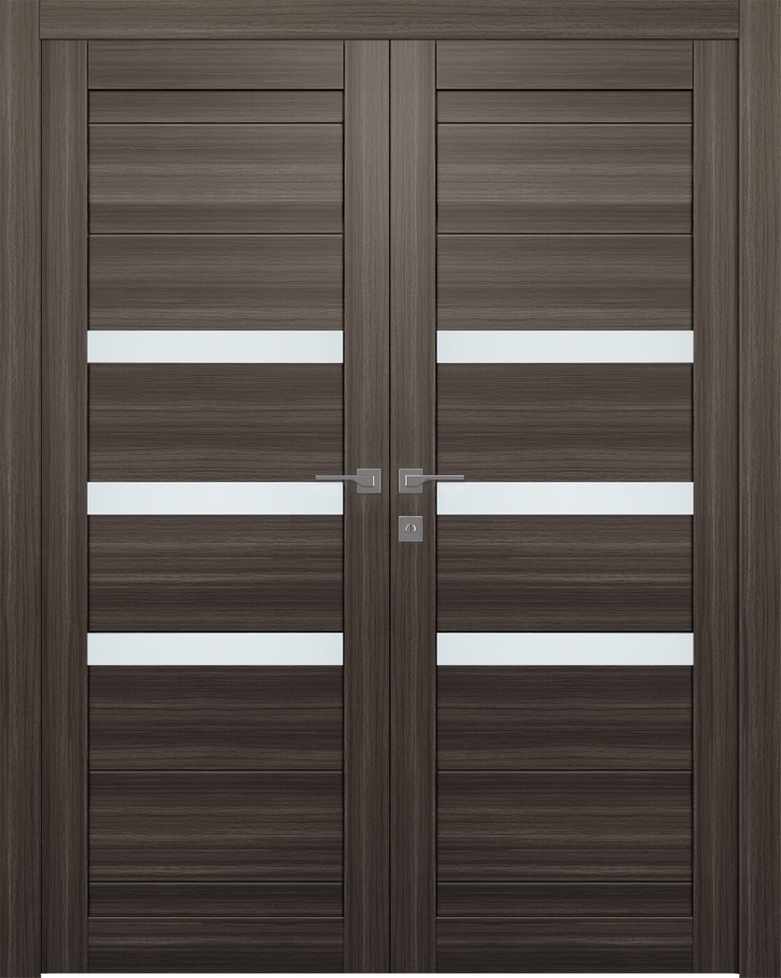 DORA VETRO GRAY OAK CLOSET BELLDINNI MODERN INTERIOR DOOR - 1