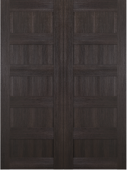 AVON 07 4R VERALINGA OAK DOUBLE BARN BELLDINNI MODERN INTERIOR DOOR - 2