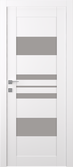 ROMI VETRO SNOW WHITE SWING BELLDINNI MODERN INTERIOR DOOR - 1