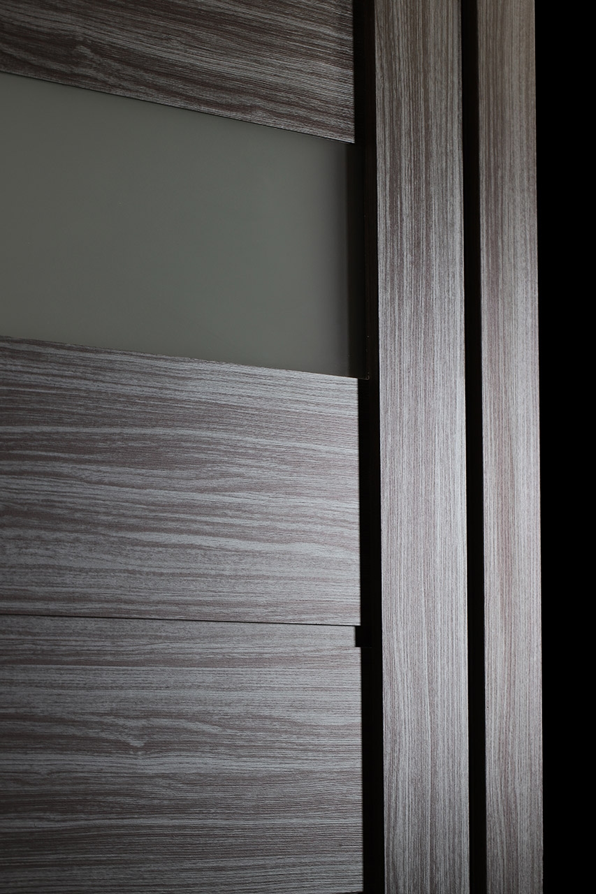 KINA VETRO GRAY OAK DOUBLE POCKET DOORS BELLDINNI MODERN INTERIOR DOOR - 7