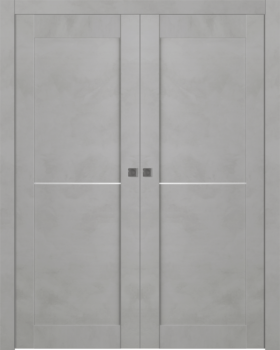 AVON 07 1H LIGHT URBAN DOUBLE POCKET BELLDINNI MODERN INTERIOR DOOR - 1