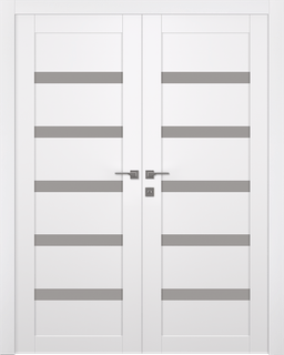 LEORA VETRO SNOW WHITE CLOSET BELLDINNI MODERN INTERIOR DOOR - 1