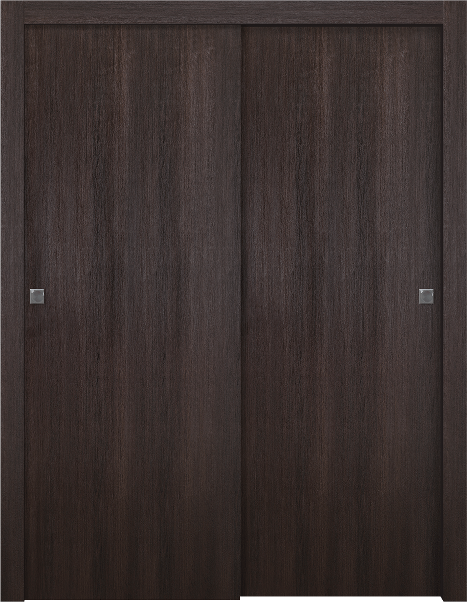 OPTIMA 2V VERALINGA OAK BYPASS DOORS BELLDINNI MODERN INTERIOR DOOR - 1