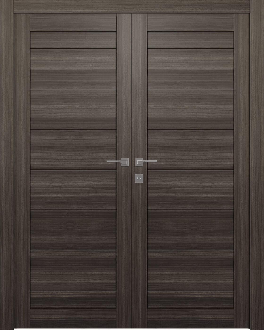 ERMI GRAY OAK DOUBLE BELLDINNI MODERN INTERIOR DOOR - 1