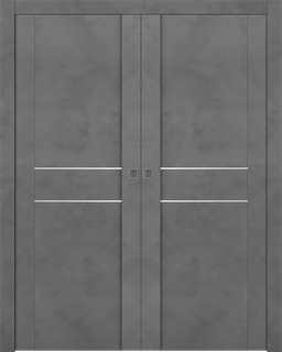 AVON 01 2HN DARK URBAN DOUBLE POCKET DOORS BELLDINNI MODERN INTERIOR DOOR - 1