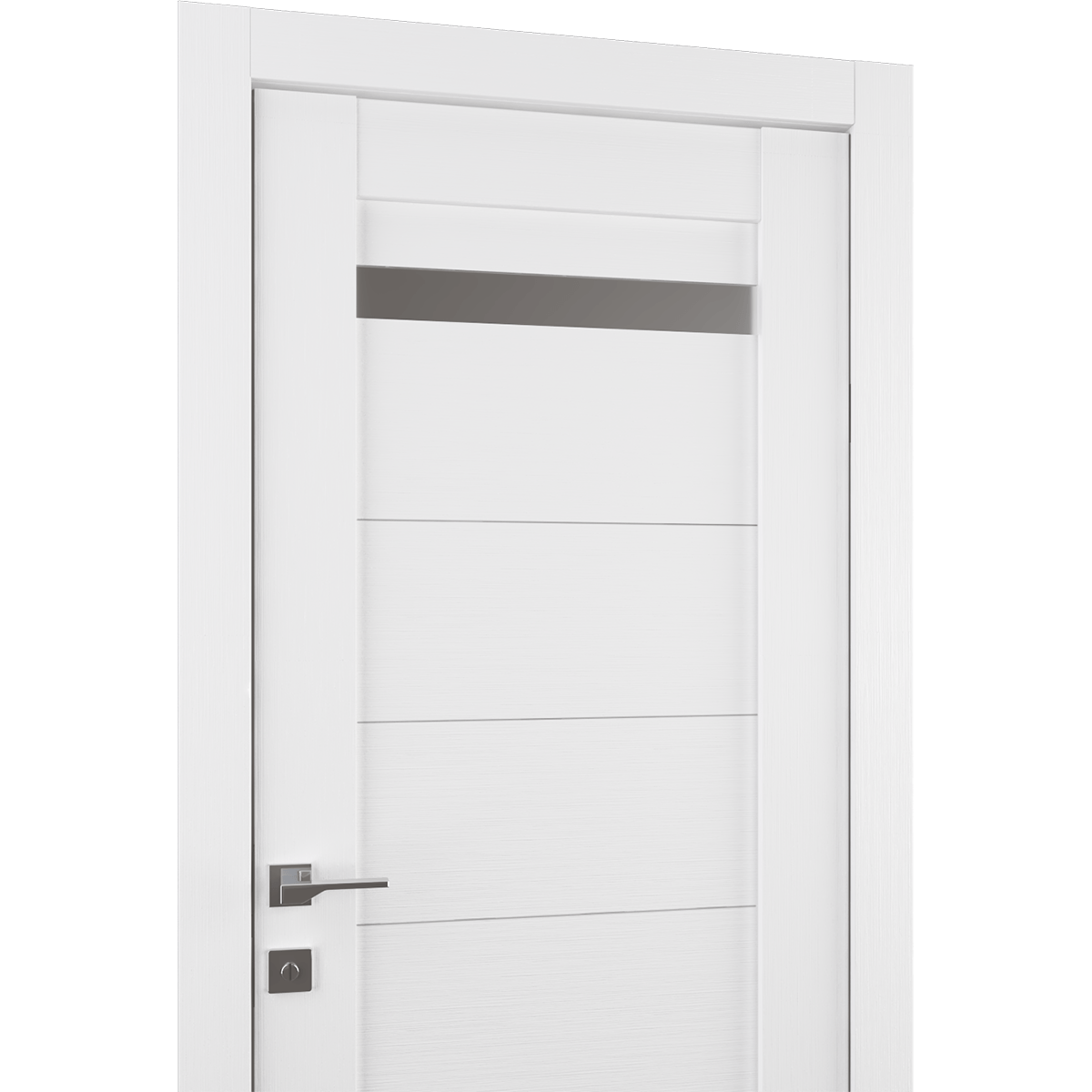 PERLA VETRO BIANCO NOBLE SWING BELLDINNI MODERN INTERIOR DOOR - 3