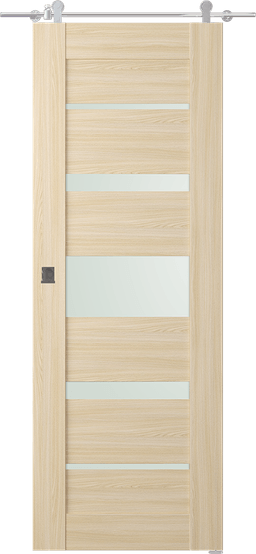 AVON 07-03 VETRO LOIRE ASH BARN DOORS BELLDINNI MODERN INTERIOR DOOR - 1