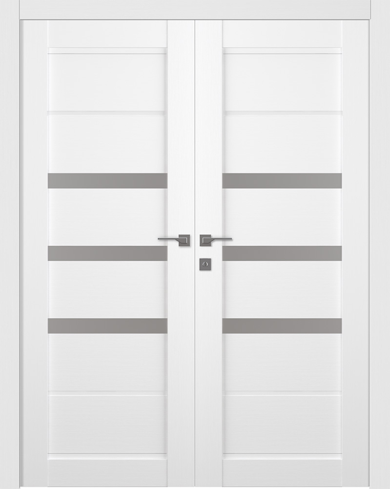 RITA VETRO BIANCO NOBLE CLOSET BELLDINNI MODERN INTERIOR DOOR - 1