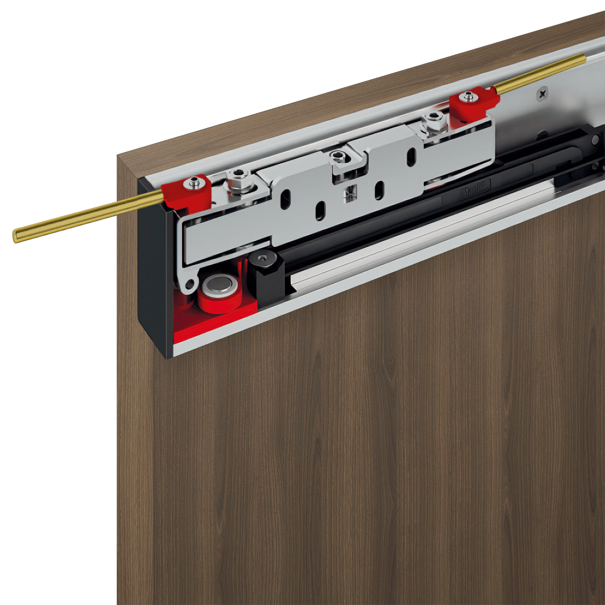OPTIMA 2V PECAN NUTWOOD MAGIC DOORS BELLDINNI MODERN INTERIOR DOOR - 3