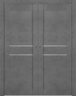 AVON 07 2HN DARK URBAN DOUBLE POCKET BELLDINNI MODERN INTERIOR DOOR - 1