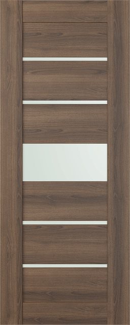 AVON 07-06 VETRO PECAN NUTWOOD BARN DOORS BELLDINNI MODERN INTERIOR DOOR - 2