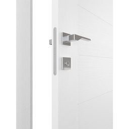 GINA VETRO BIANCO NOBLE BYPASS DOORS BELLDINNI MODERN INTERIOR DOOR - 2