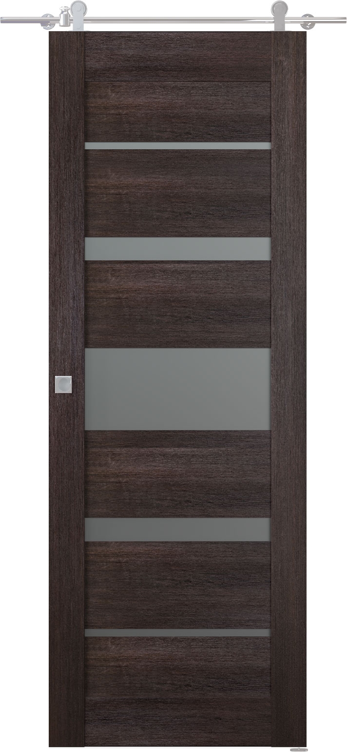 AVON 07-03 VETRO VERALINGA OAK BARN BELLDINNI MODERN INTERIOR DOOR - 1