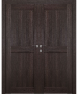 AVON 07 RN VERALINGA OAK DOUBLE BELLDINNI MODERN INTERIOR DOOR - 1