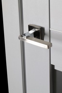 DESSA VETRO BIANCO NOBLE DOUBLE POCKET BELLDINNI MODERN INTERIOR DOOR - 8