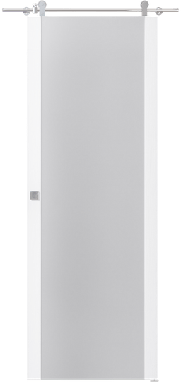 PALLADIO 202 VETRO BIANCO NOBLE BARN DOORS BELLDINNI MODERN INTERIOR DOOR - 1