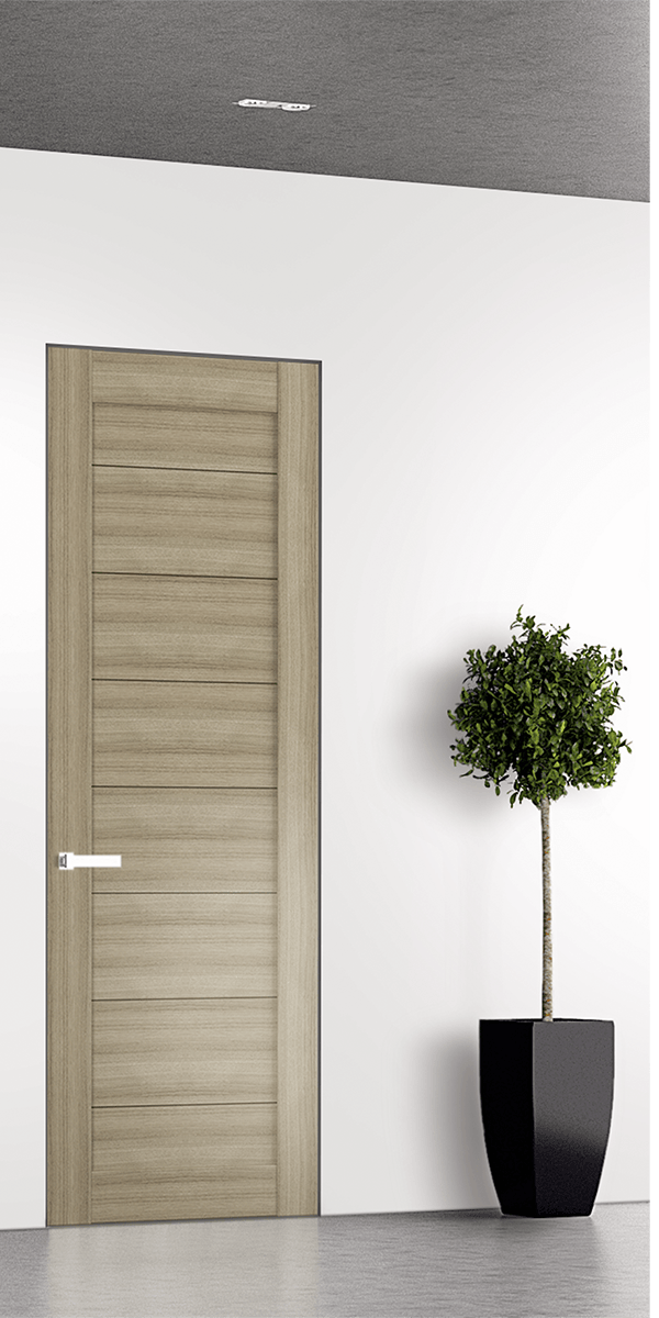 ERMI SHAMBOR DOUBLE INVISIBLE METAL FRAME BELLDINNI MODERN INTERIOR DOOR - 1