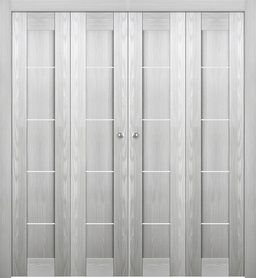 AVON 07 4H RIBEIRA ASH DOUBLE BI-FOLD BELLDINNI MODERN INTERIOR DOOR - 1
