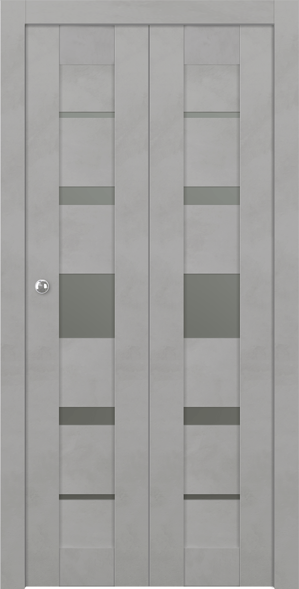 AVON 07-03 VETRO LIGHT URBAN BI-FOLD BELLDINNI MODERN INTERIOR DOOR - 1