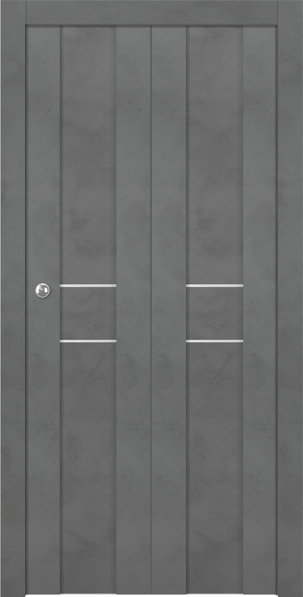 AVON 01 2HN DARK URBAN BI-FOLD BELLDINNI MODERN INTERIOR DOOR - 1