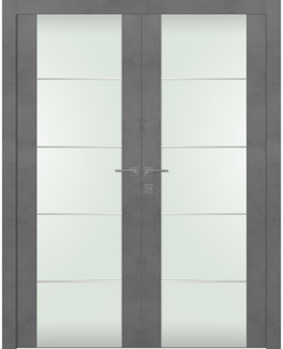 AVON 202 4H VETRO DARK URBAN CLOSET BELLDINNI MODERN INTERIOR DOOR - 1