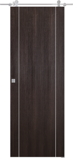 OPTIMA 2U VERALINGA OAK DOUBLE BARN BELLDINNI MODERN INTERIOR DOOR - 1