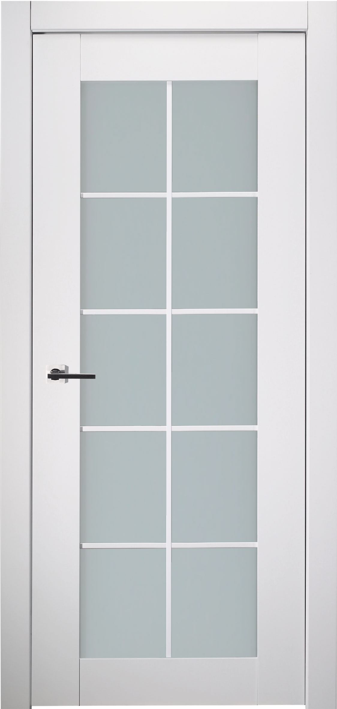 SMART PRO 10 LITE VETRO POLAR WHITE SWING BELLDINNI MODERN INTERIOR DOOR - 1