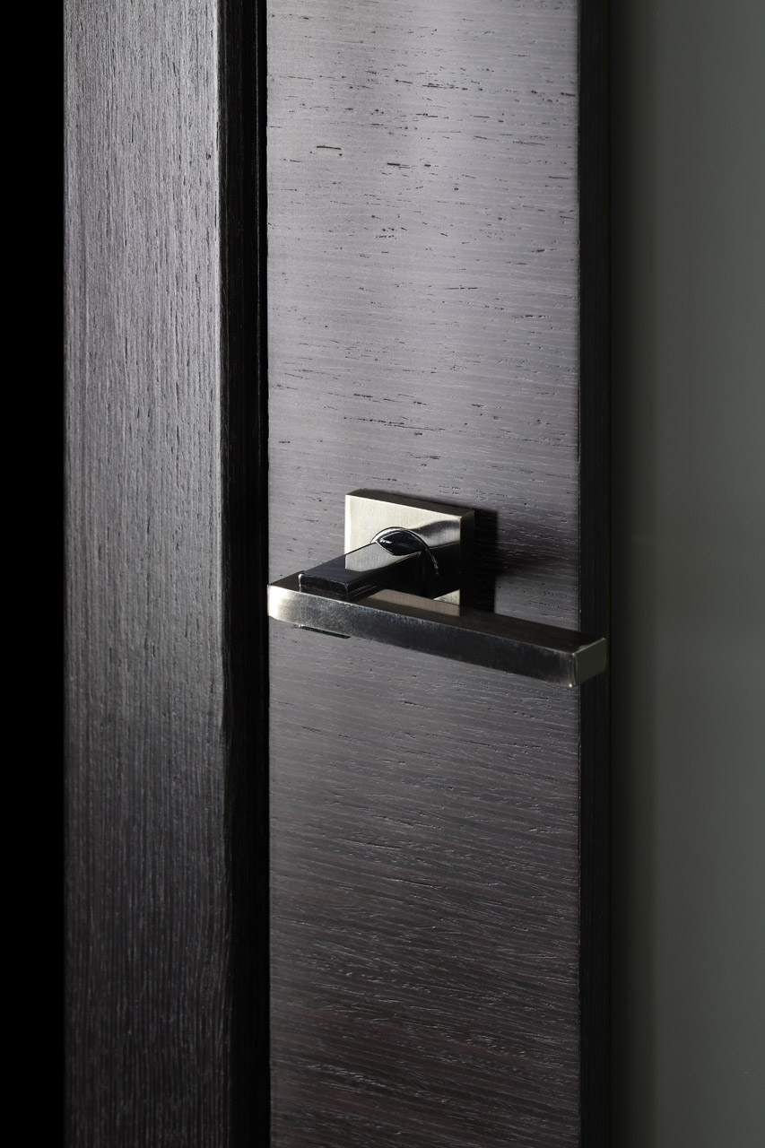 AVANTI 202 VETRO BLACK APRICOT SWING BELLDINNI MODERN INTERIOR DOOR - 4